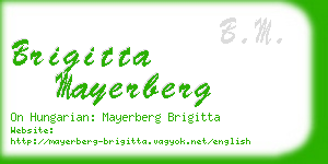 brigitta mayerberg business card